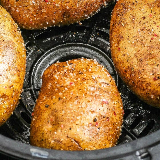 Quick and Easy Air Fryer Baked Potato Recipe - Mindy's Cooking Obsession