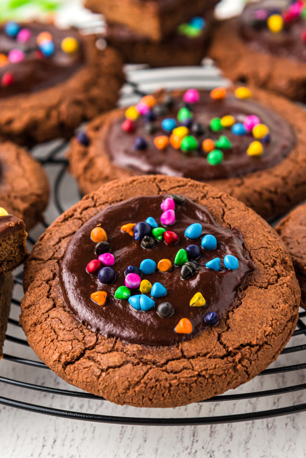 Cosmic Brownie Crumbl Cookie Recipe | The Novice Chef