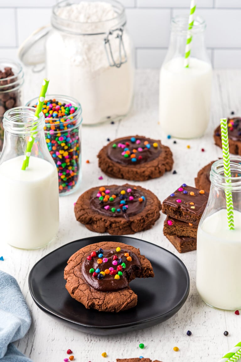 Cosmic Brownie Crumbl Cookie Recipe | The Novice Chef