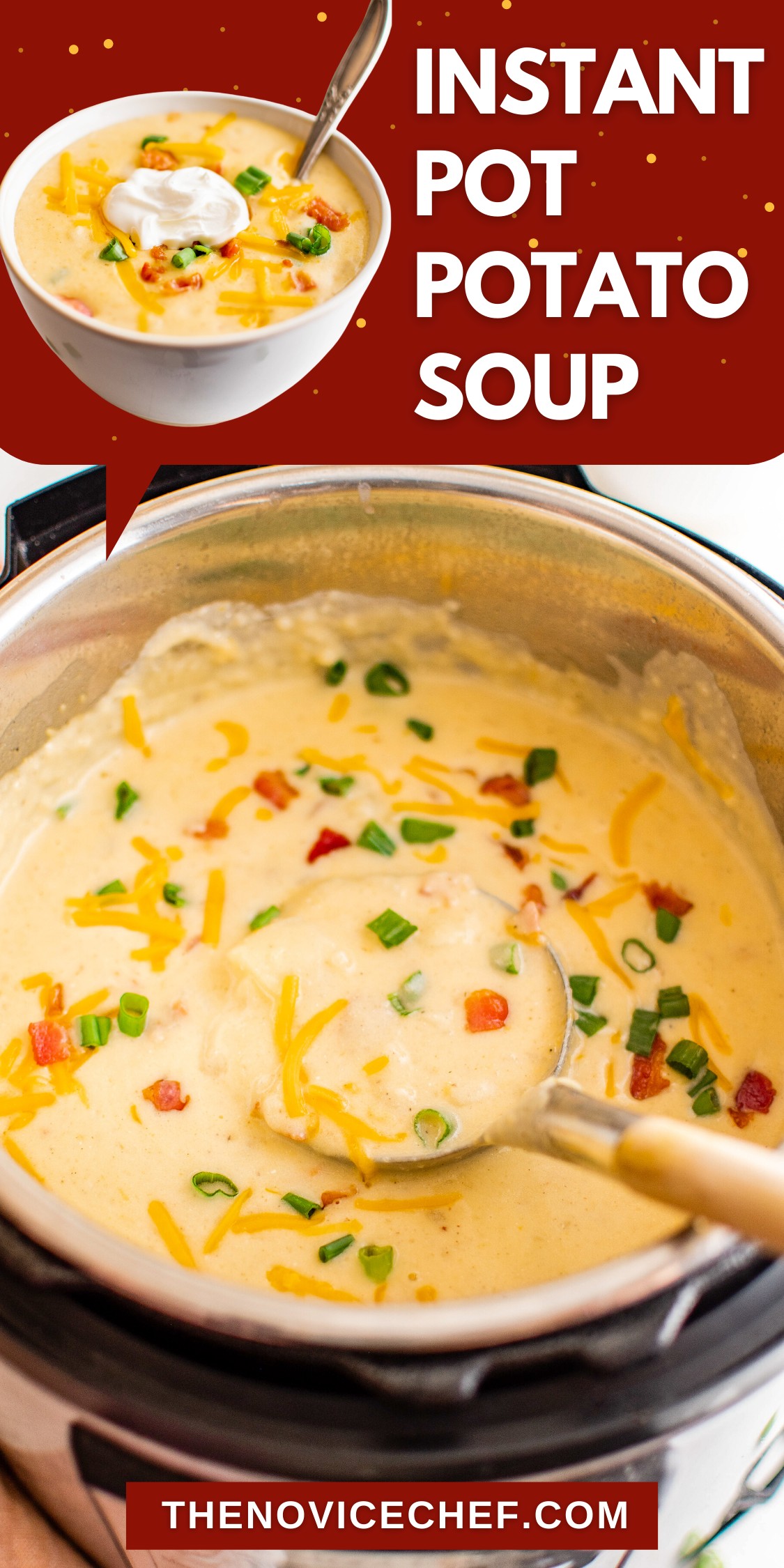 Instant Pot Potato Soup | The Novice Chef