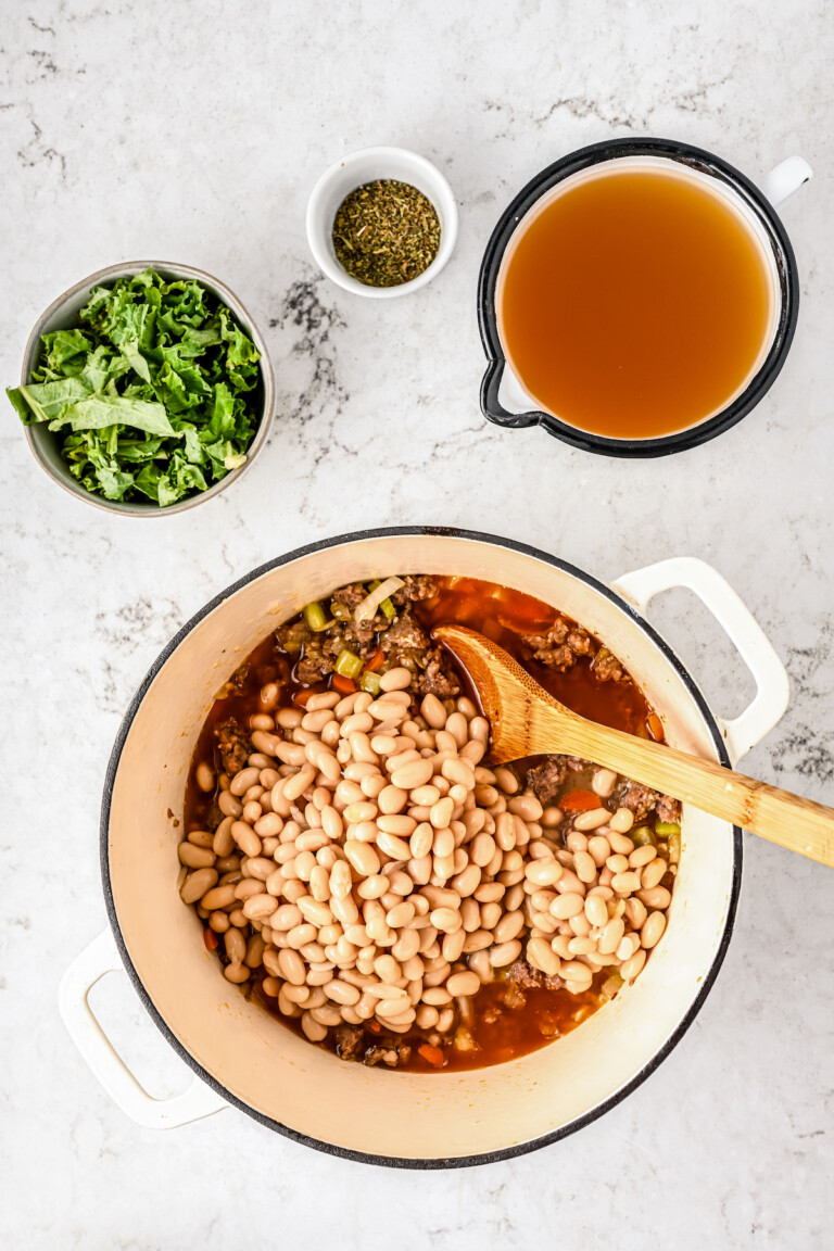 Sausage and Kale Soup with White Beans The Novice Chef
