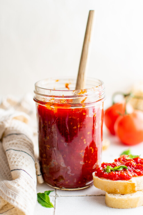Easy Tomato Jam The Novice Chef