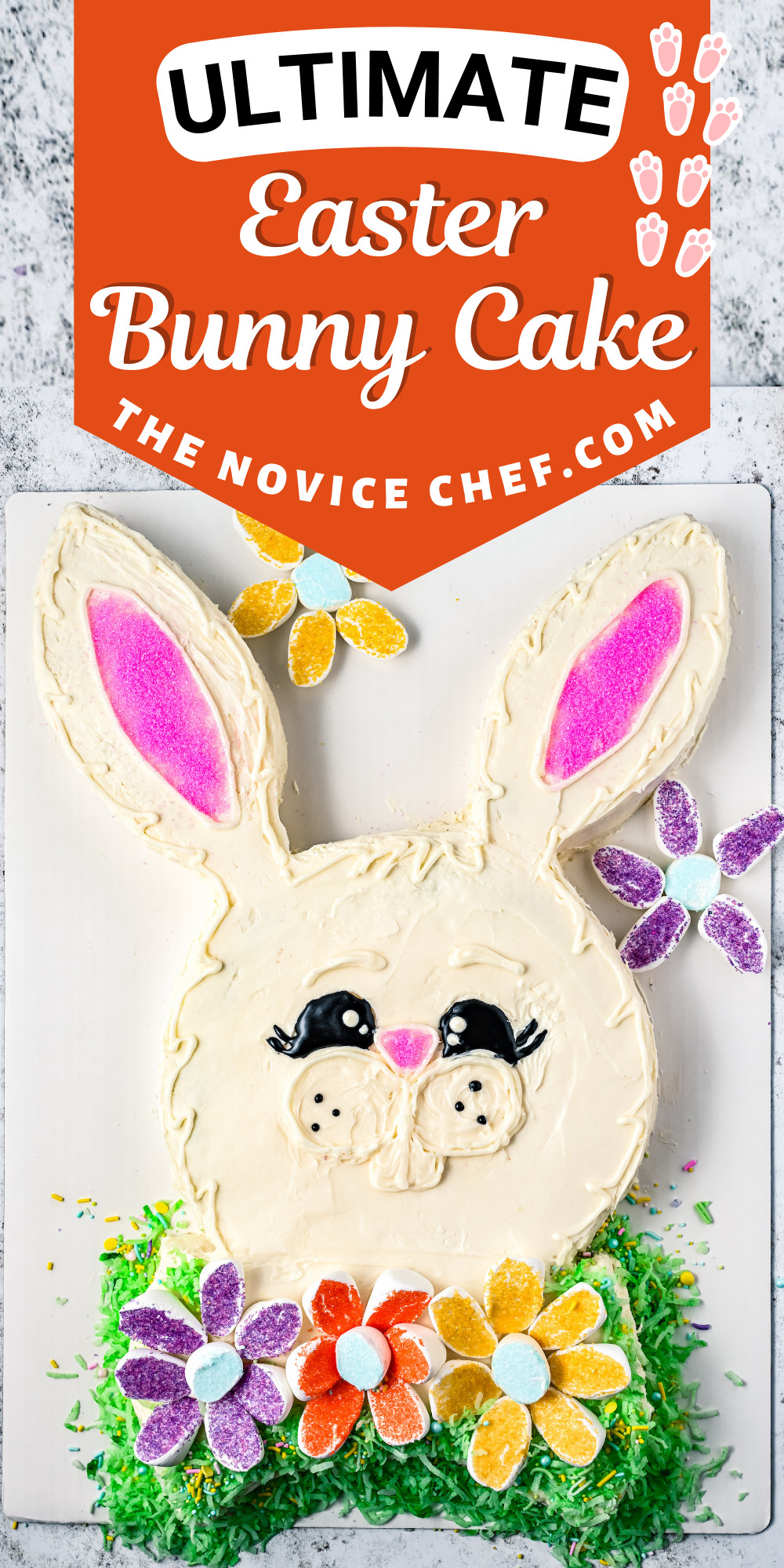 Easter Bunny Cake Recipe | The Novice Chef