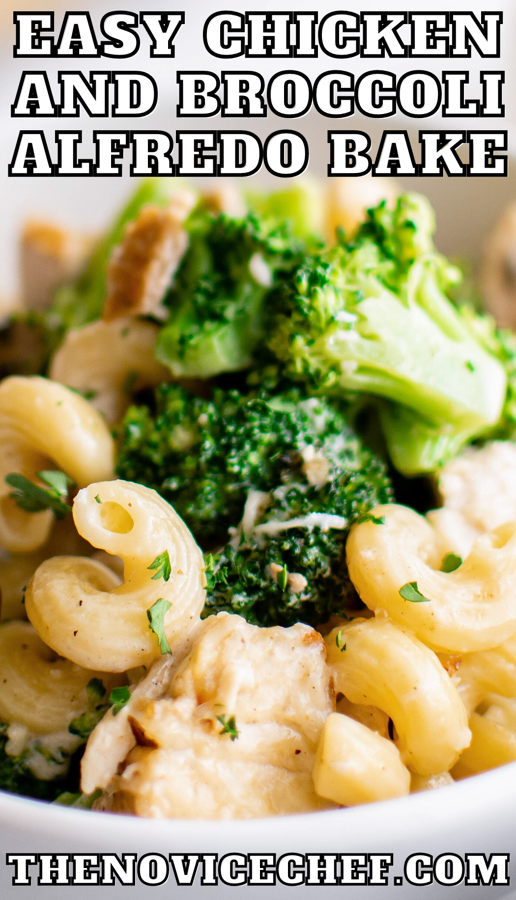 Easy Chicken Broccoli Alfredo Bake The Novice Chef