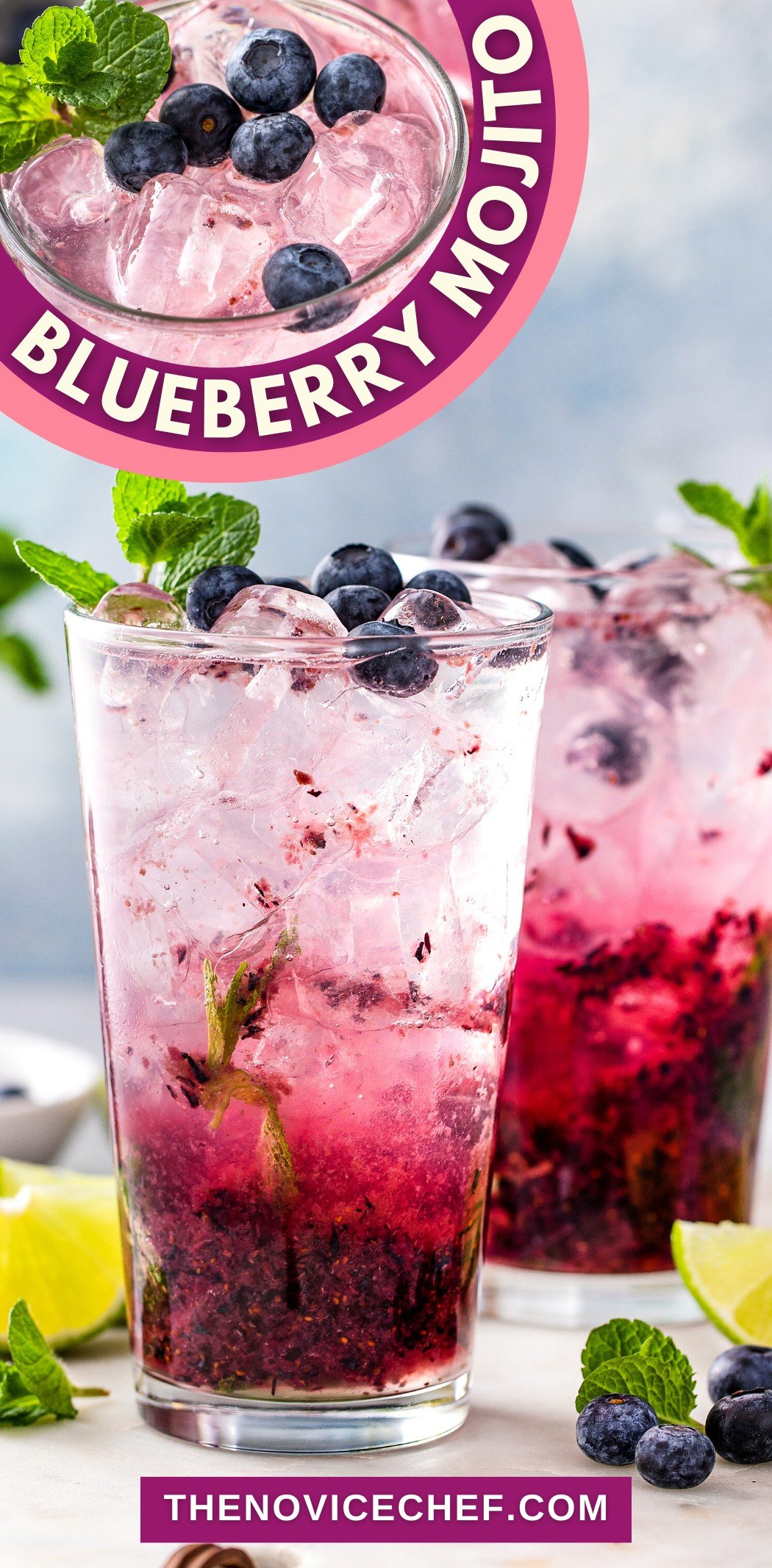 Blueberry Mojito Recipe The Novice Chef