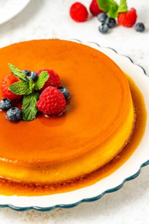 Flan de Queso Recipe | The Novice Chef