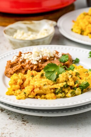 Huevos a la Mexicana Recipe The Novice Chef