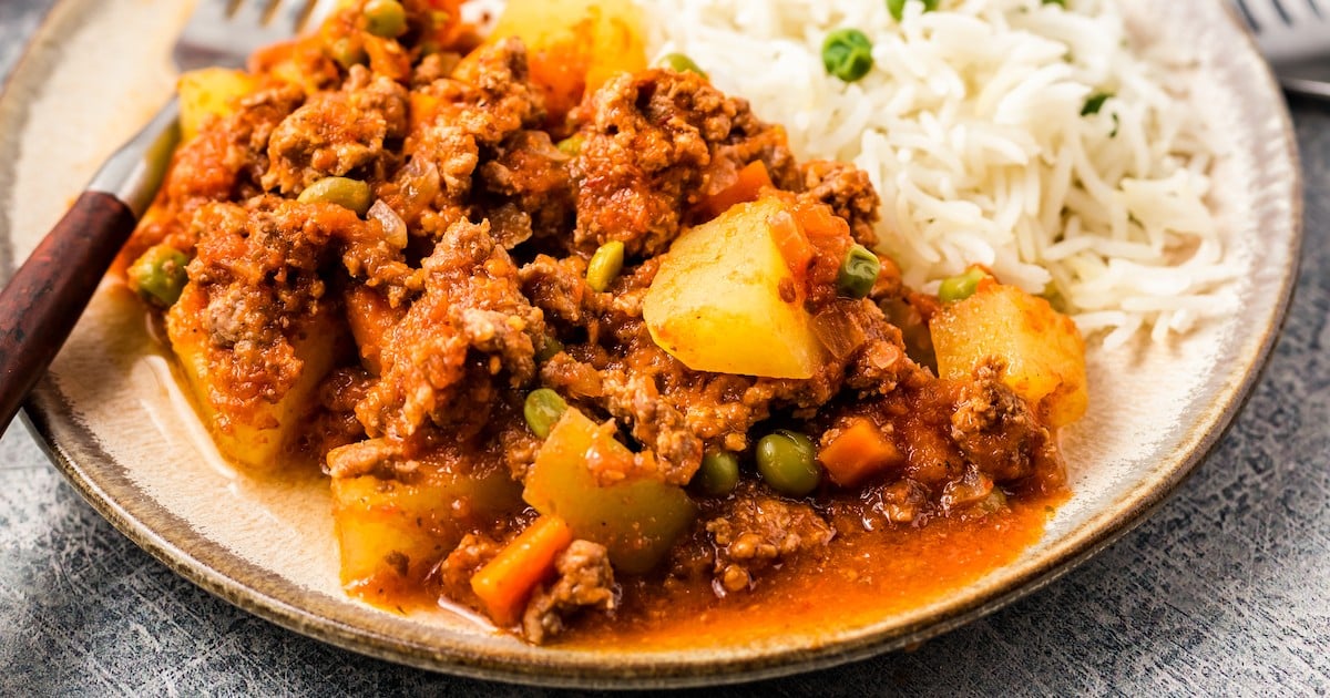 Mexican Picadillo con Papas