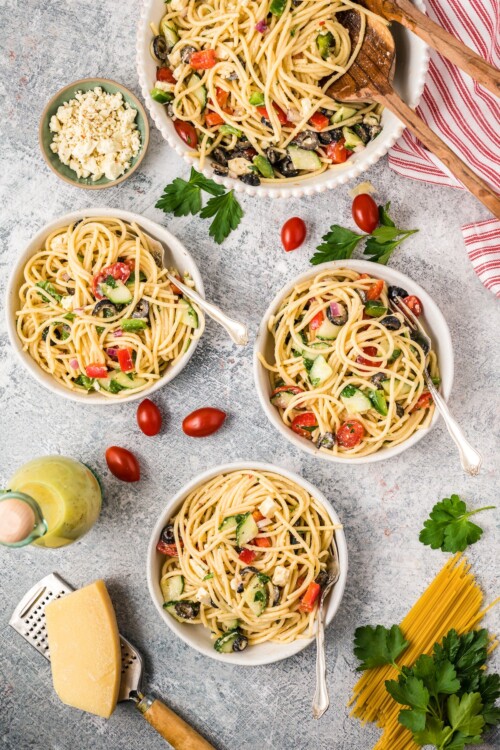 Spaghetti Salad | The Novice Chef