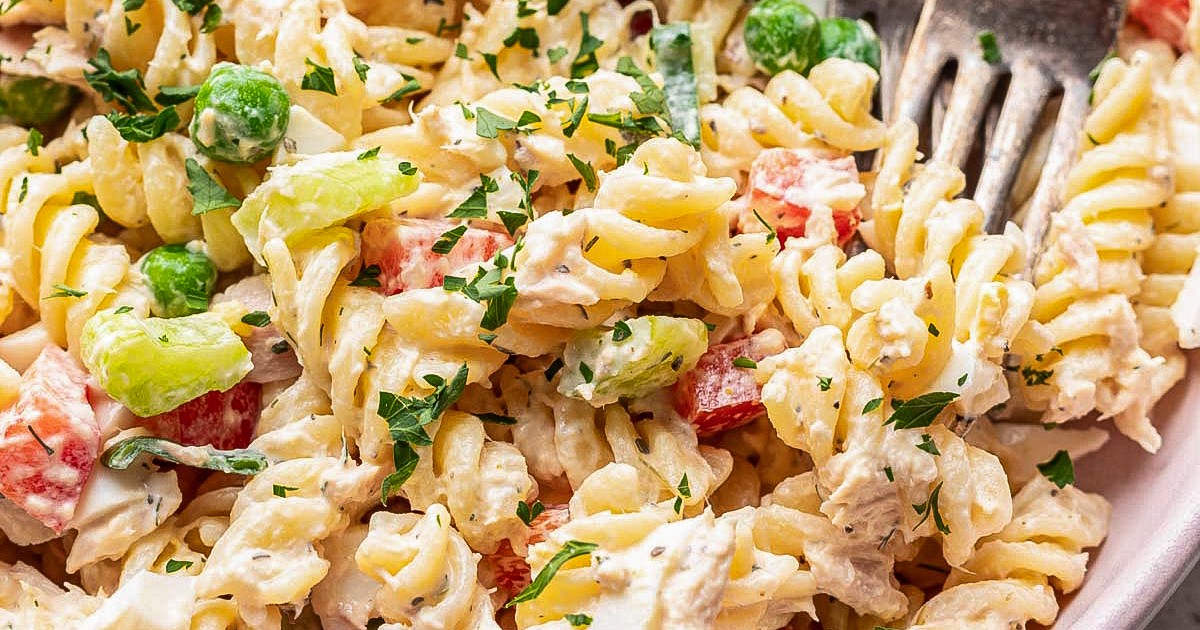 Creamy Rotini Pasta Salad Recipe at Carmela Schatz blog