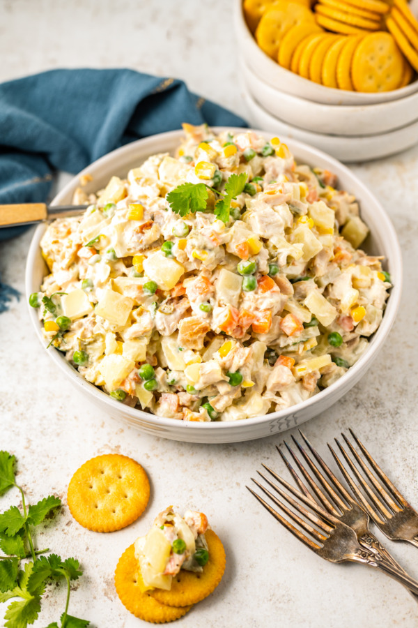 Ensalada De Pollo (Mexican Chicken Salad) | The Novice Chef