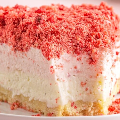 Strawberry Shortcake Crunch Ice Cream Cake Recipe - Restless Chipotle