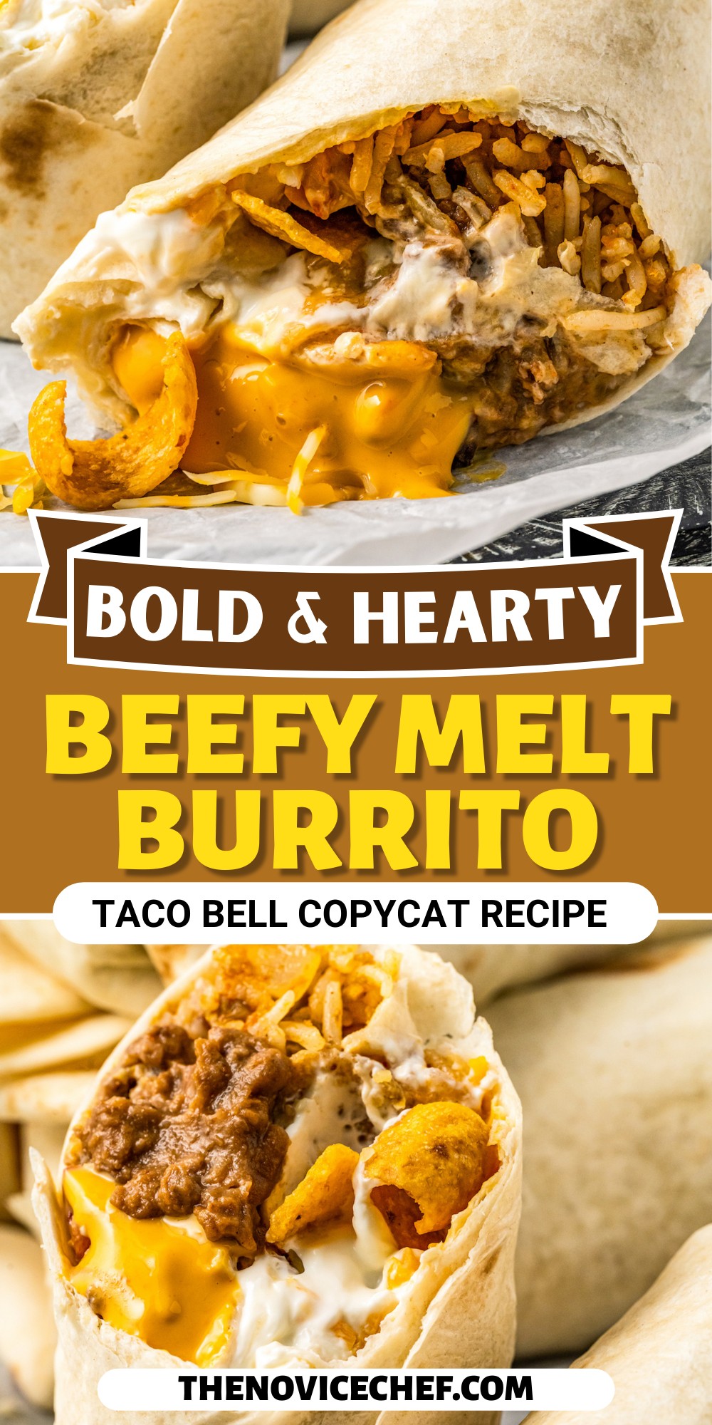 Taco Bell Beefy Melt Burrito The Novice Chef