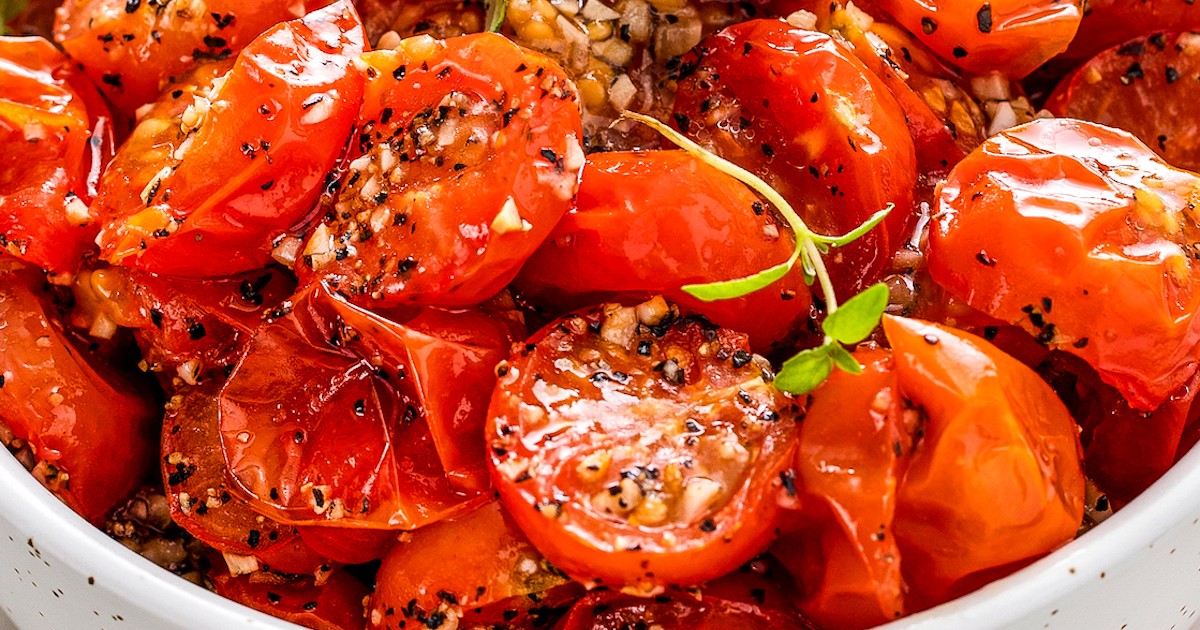 Roasted Cherry Tomatoes Recipe The Novice Chef