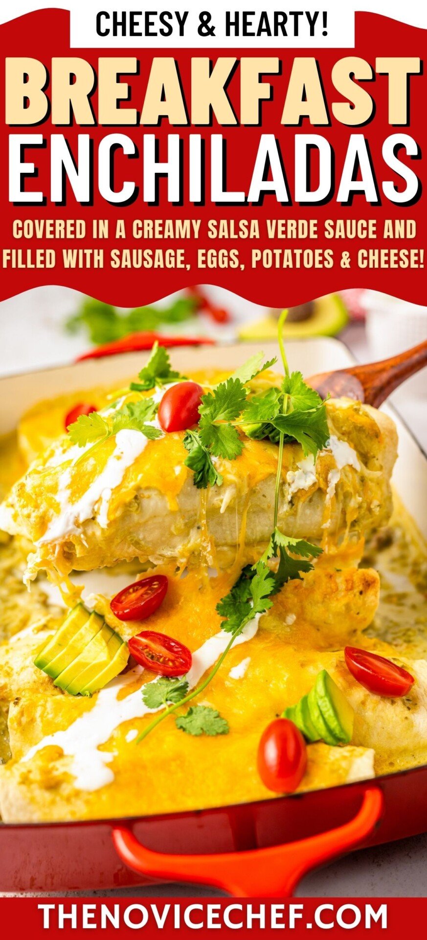 Best Breakfast Enchiladas Recipe | The Novice Chef