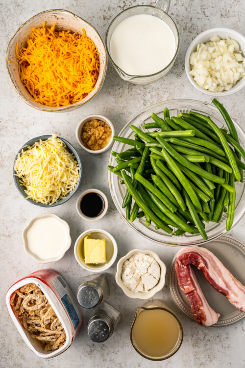 Cheesy Green Bean Casserole Recipe The Novice Chef