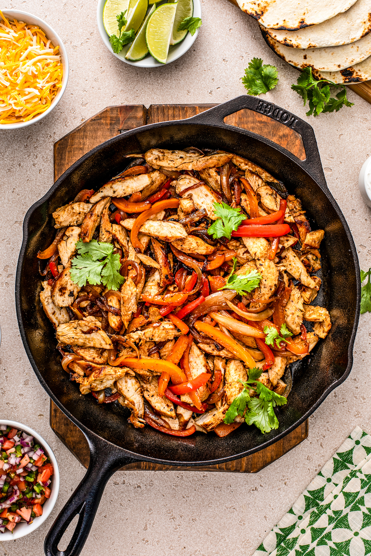 The Iron You: 20-Minute Skillet Chicken Fajitas