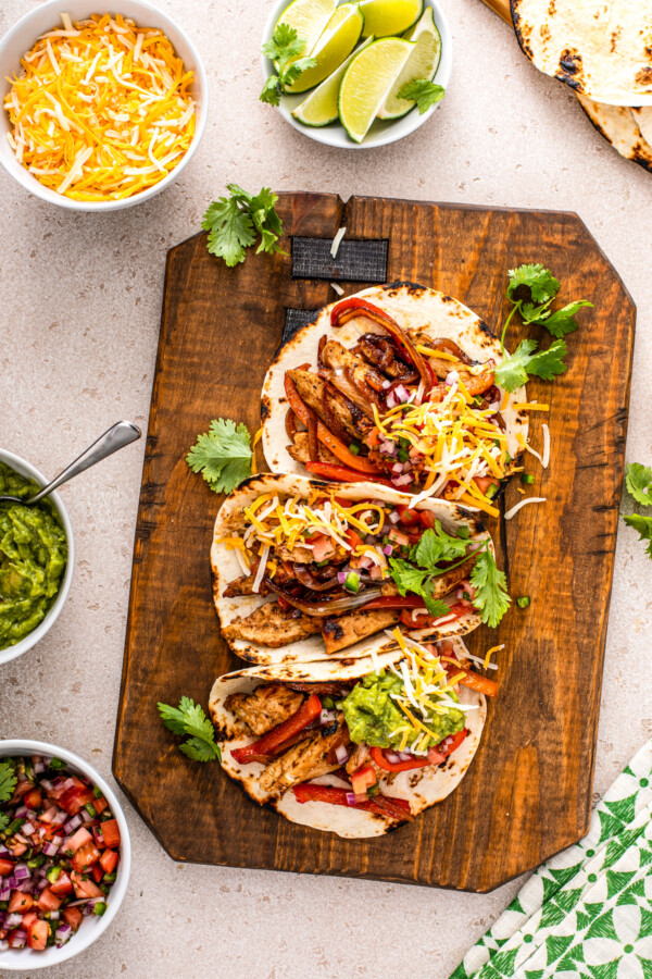 Best Chicken Fajitas Recipe | The Novice Chef