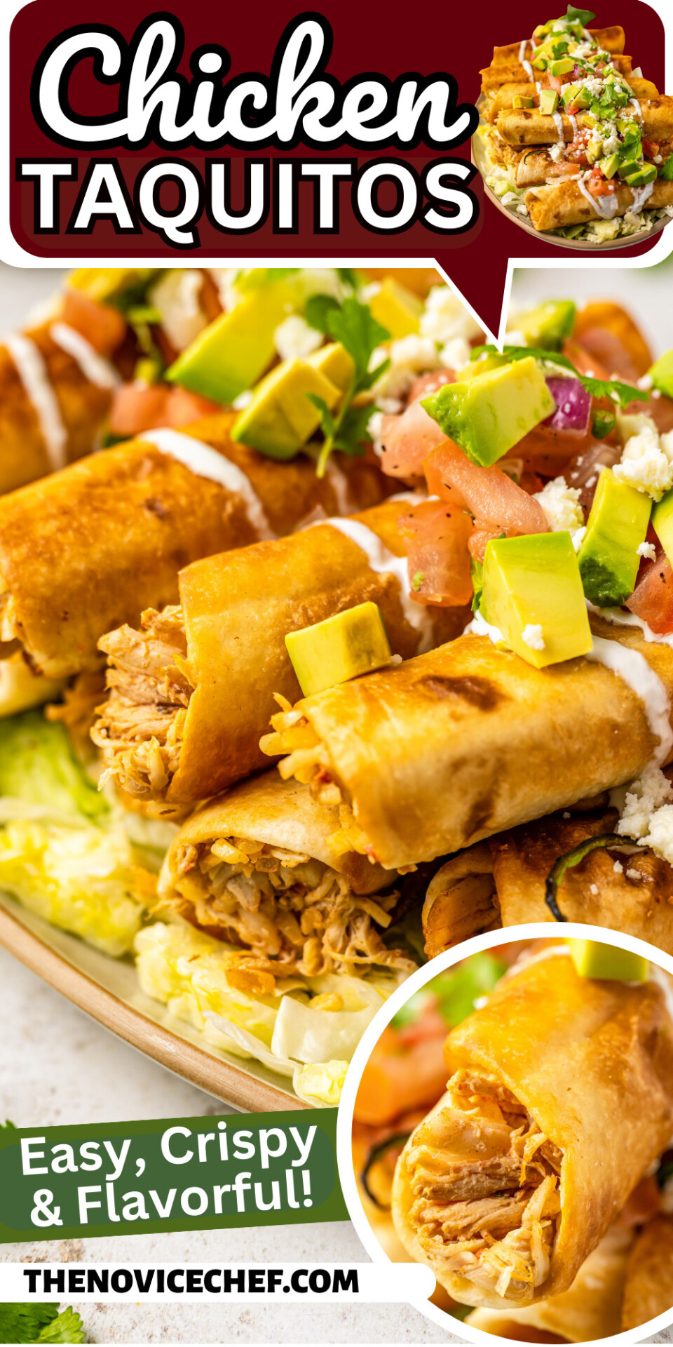 Best Chicken Taquitos Recipe The Novice Chef
