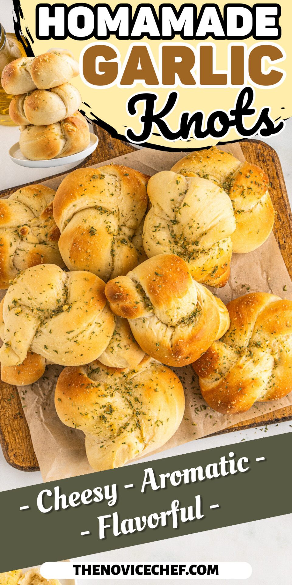 Homemade Garlic Knots The Novice Chef