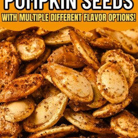 Roasted pumpkin seeds with a smoked paprika seasoning blend.