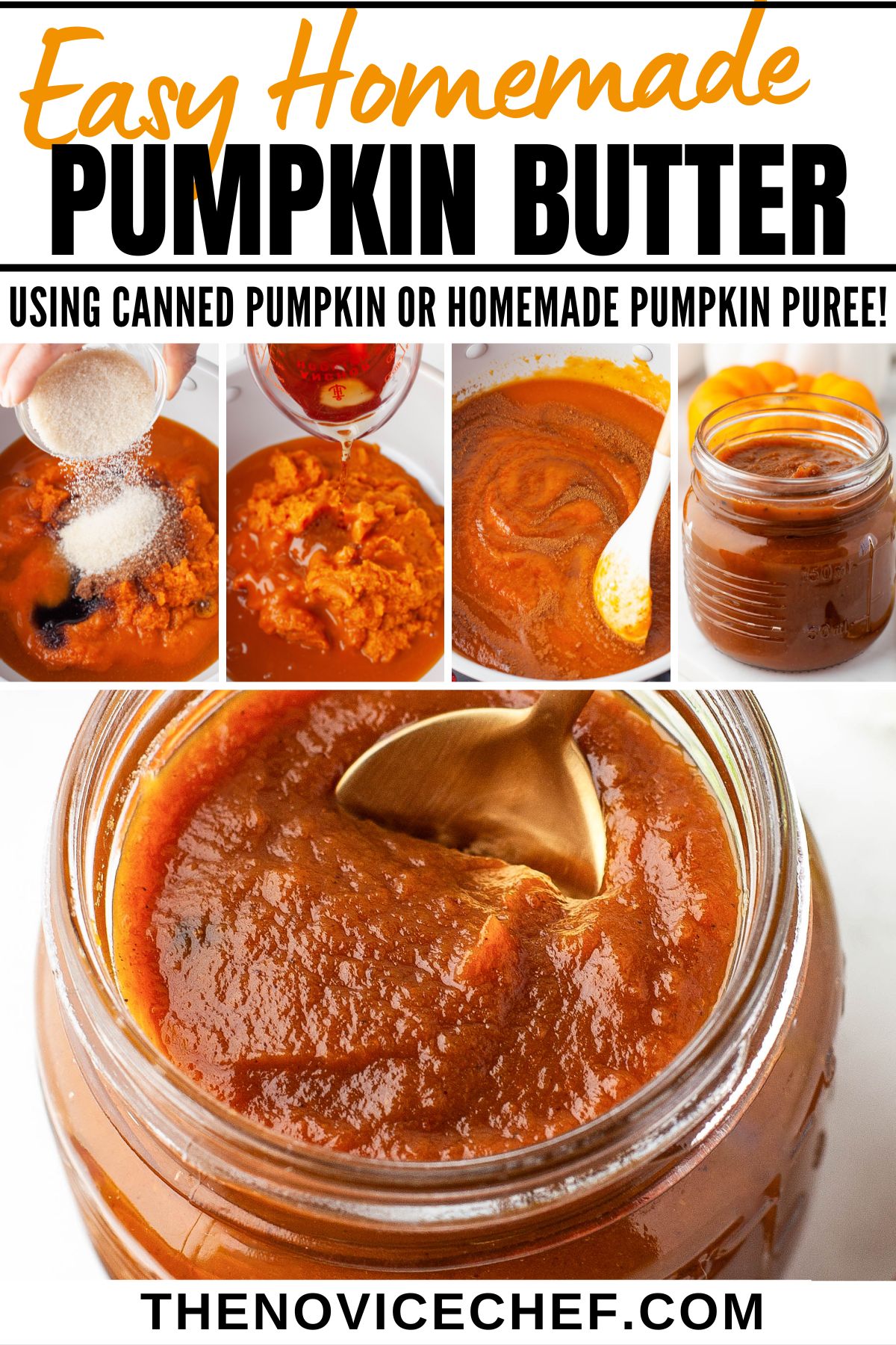 Easy Pumpkin Butter Recipe The Novice Chef