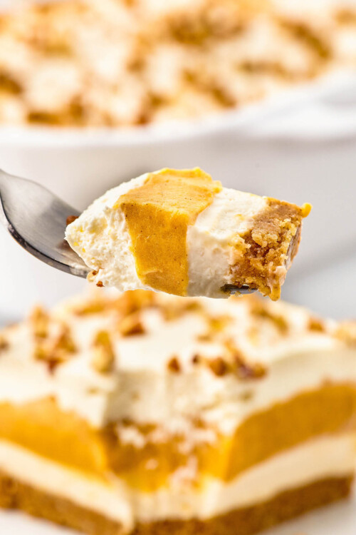 No Bake Pumpkin Delight The Novice Chef