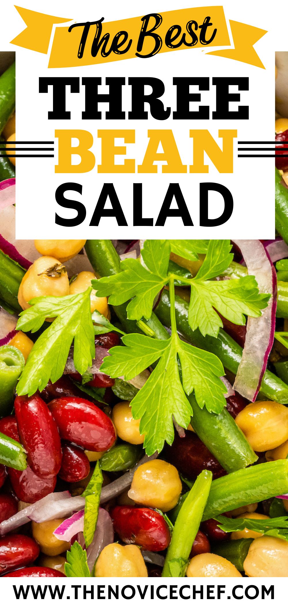 Three Bean Salad Recipe The Novice Chef