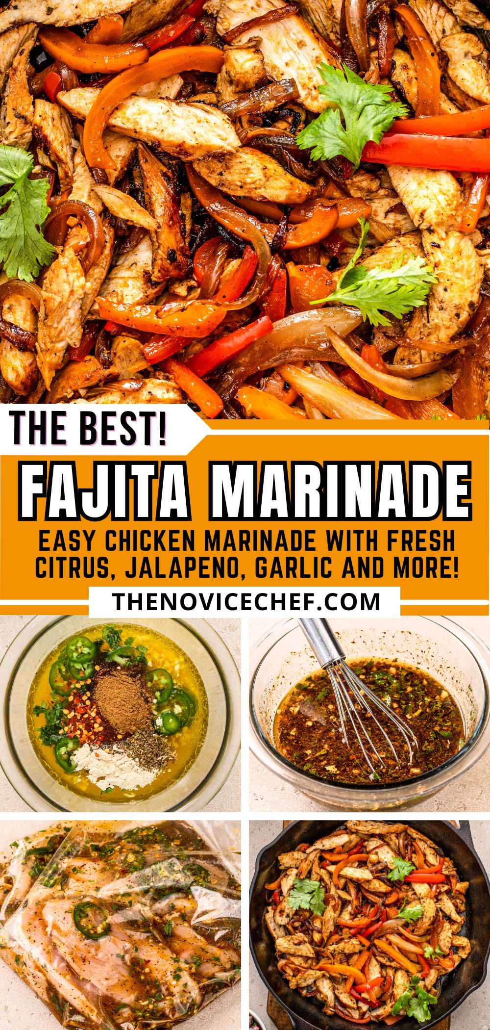 Chicken Fajita Marinade Recipe The Novice Chef