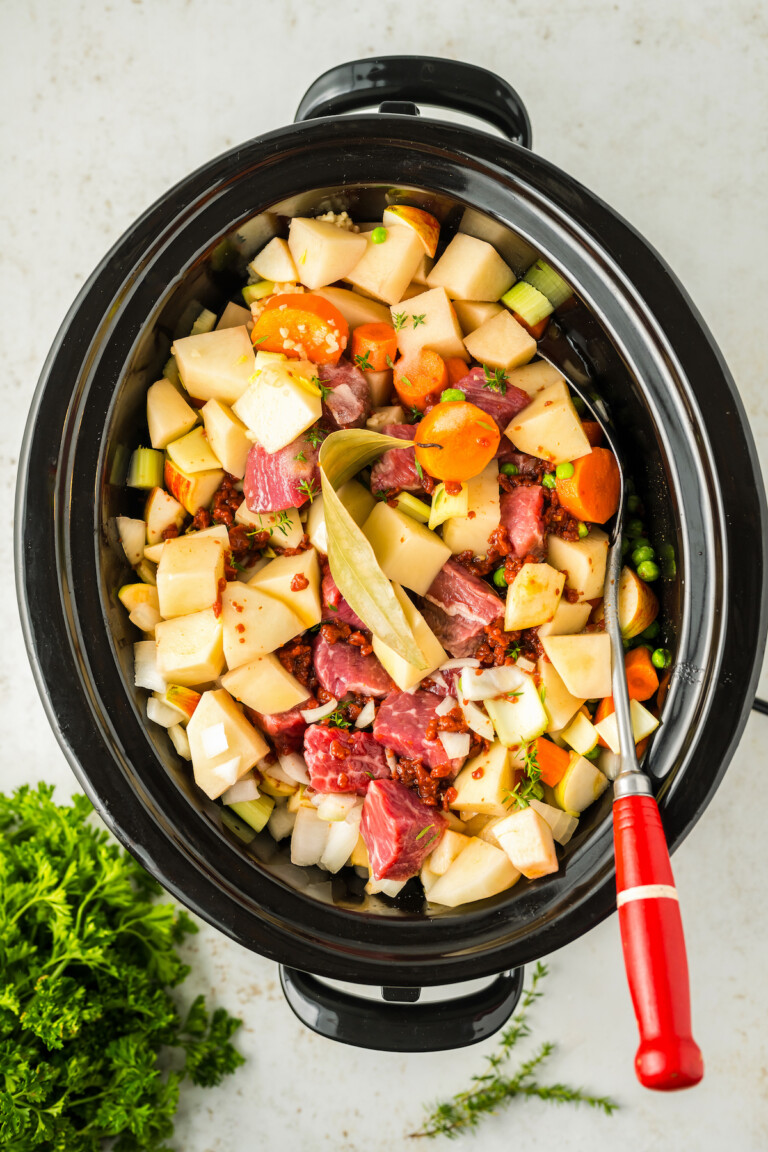 Slow Cooker Beef Stew with Apple Cider The Novice Chef
