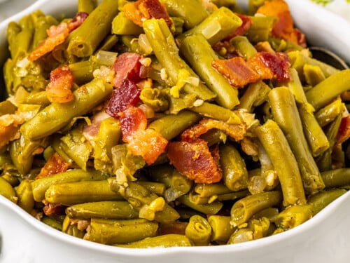 Slow Cooker Bacon Parmesan Green Beans, Low Carb, THM, Gluten Free - My  Table of Three My Table of Three