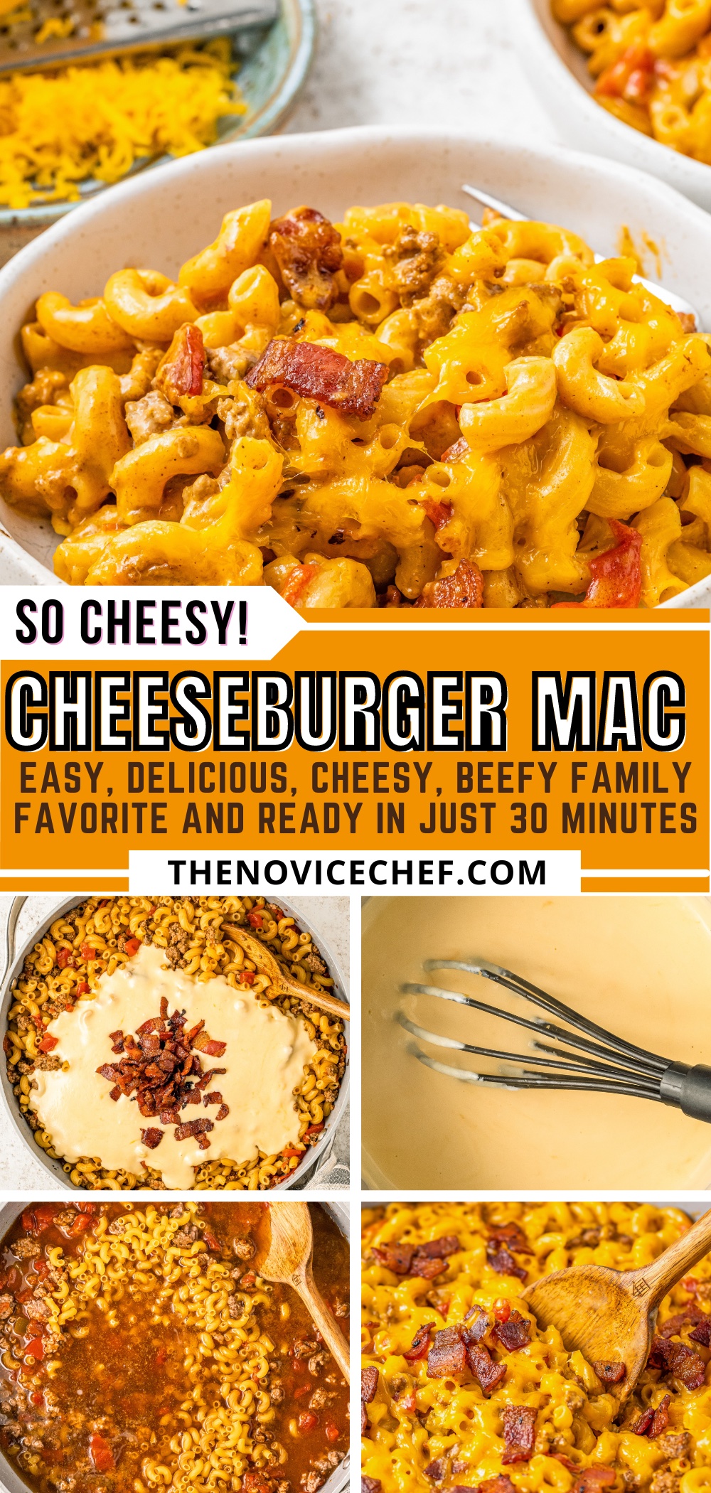 Cheeseburger Macaroni - The Novice Chef