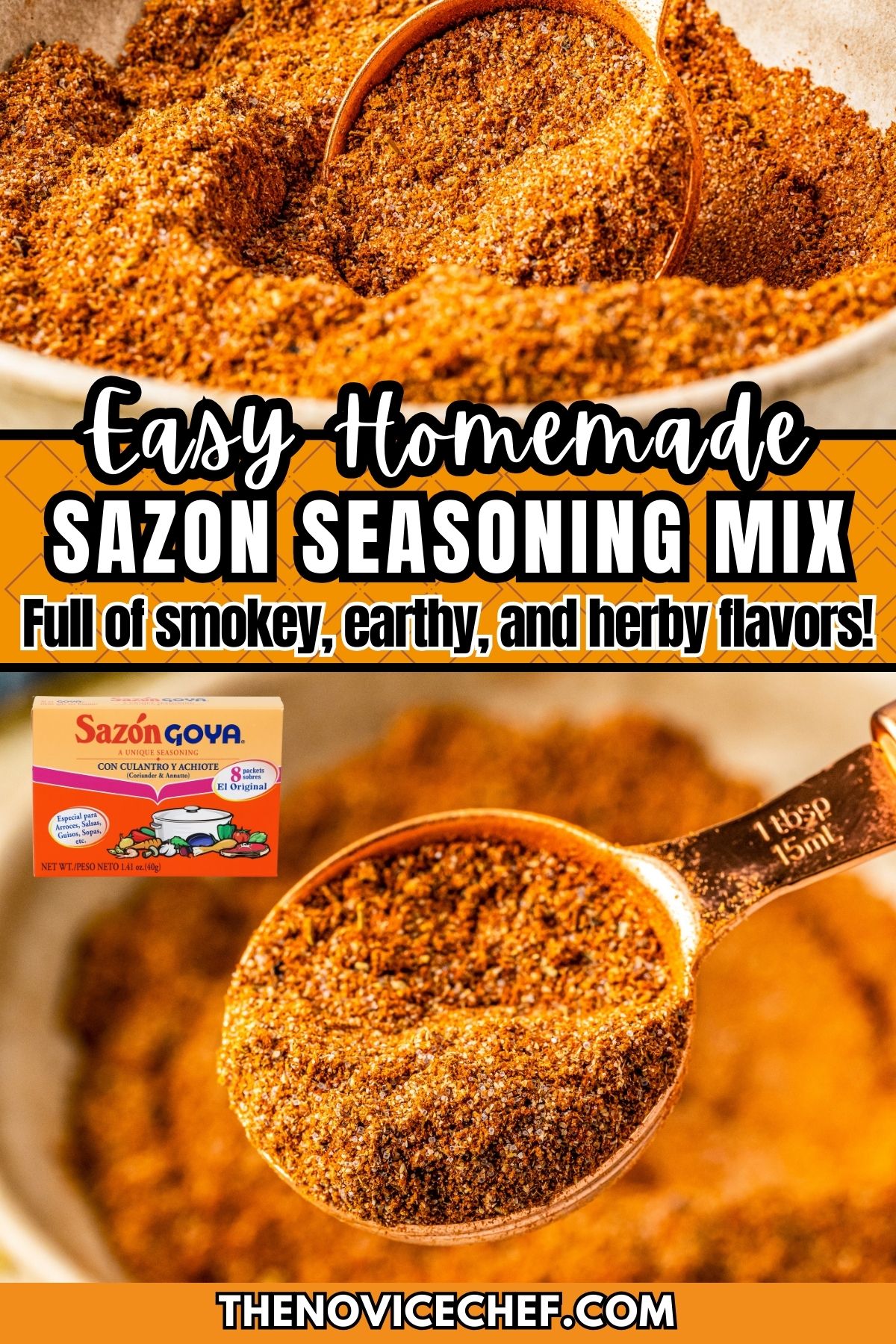 Sazon Seasoning Recipe The Novice Chef Foodie Passion Blog