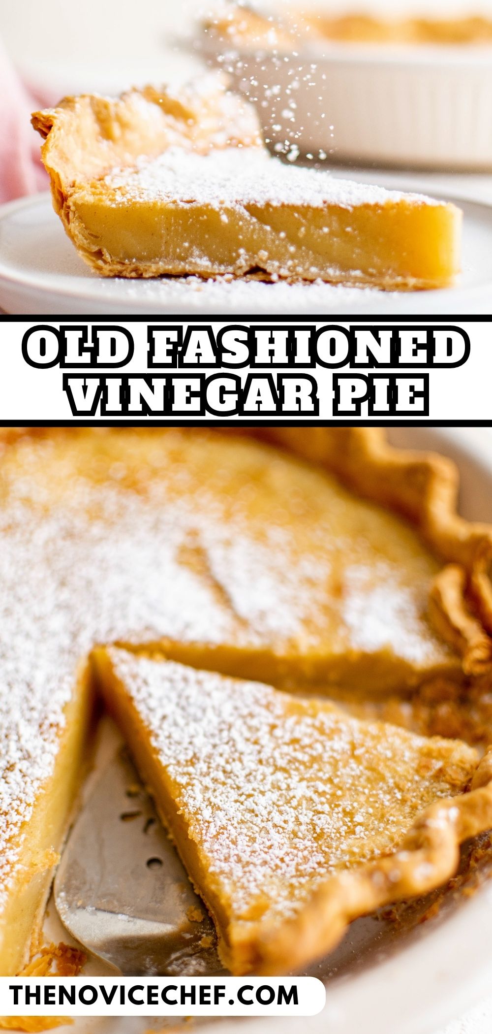 Vinegar Pie The Novice Chef