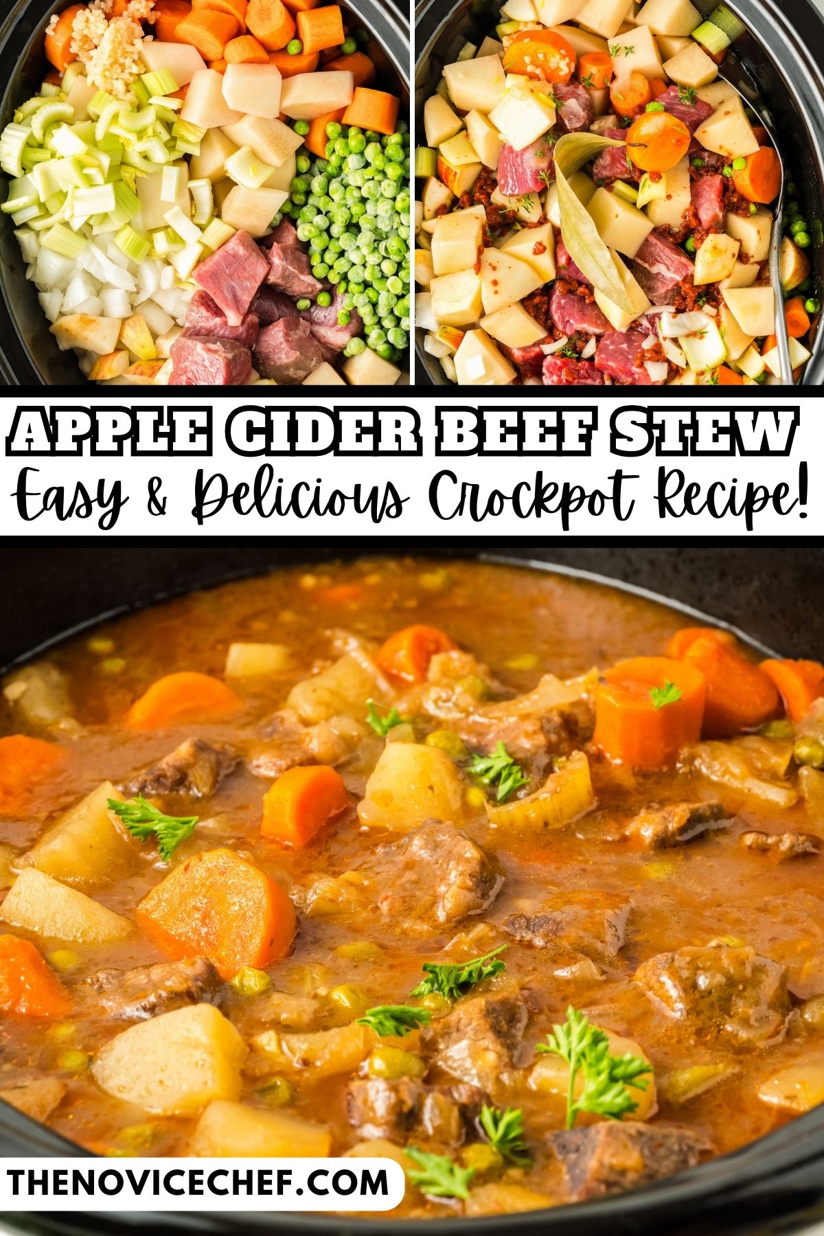 Slow Cooker Beef Stew with Apple Cider The Novice Chef