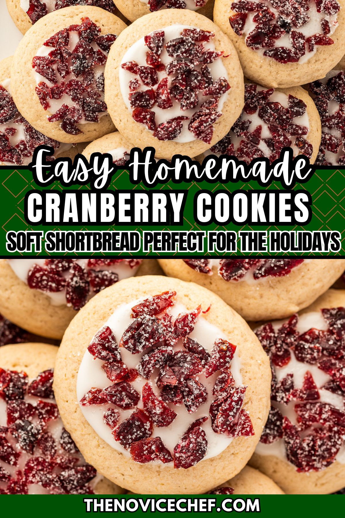 Cranberry Cookies Cranberry Shortbread Cookies Recipe   Cranberry Cookie Pin 2 