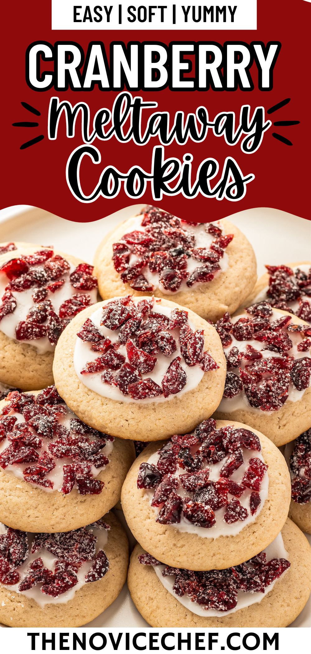 Cranberry Cookies Cranberry Shortbread Cookies Recipe