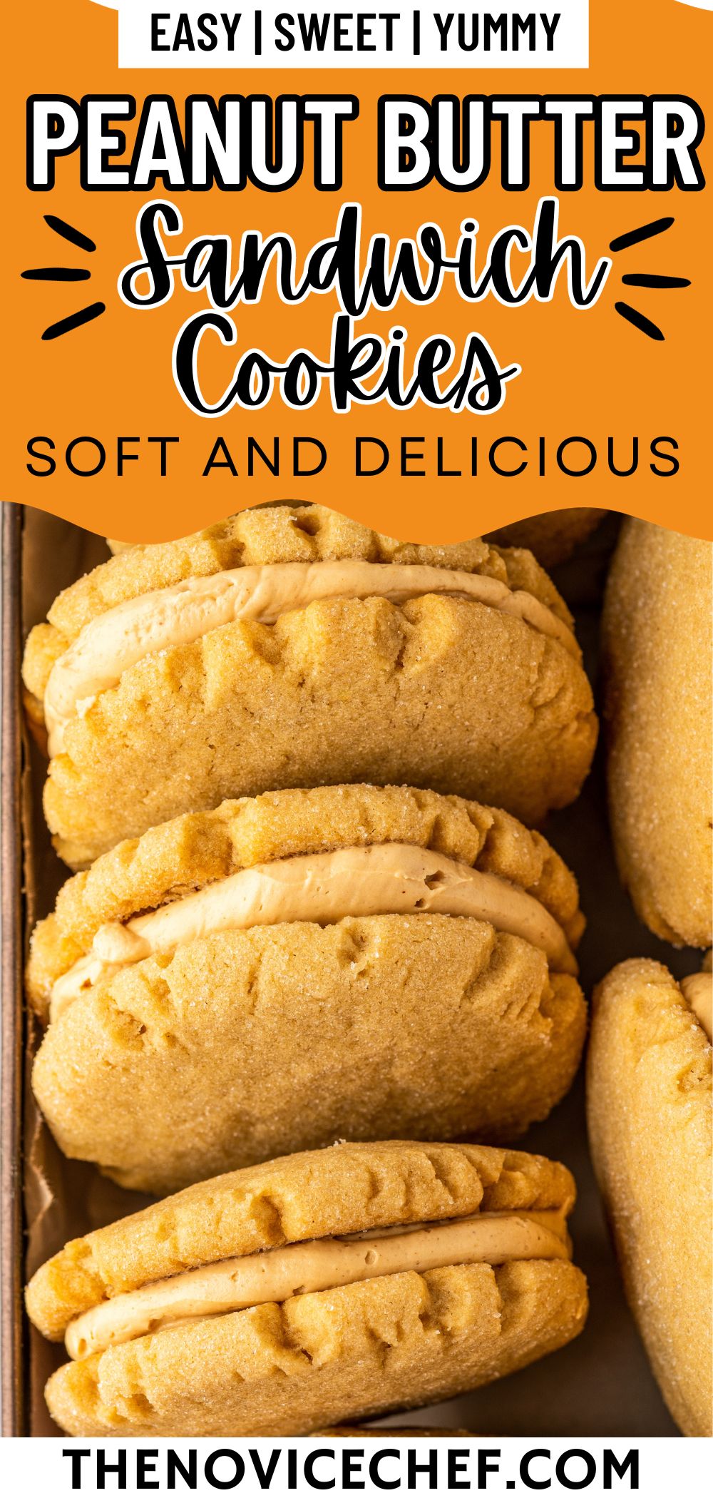 Peanut Butter Sandwich Cookies The Novice Chef