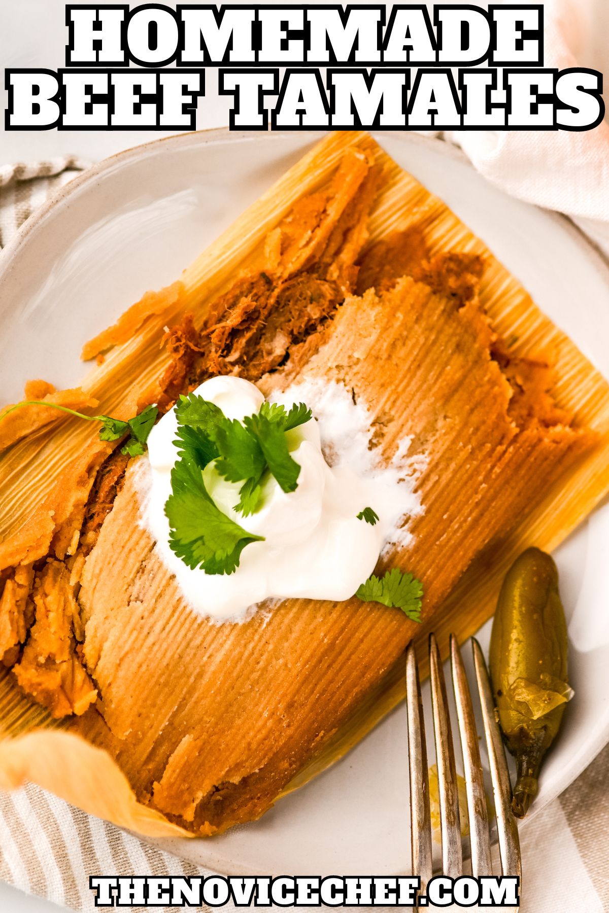 Authentic Beef Tamales Recipe The Novice Chef