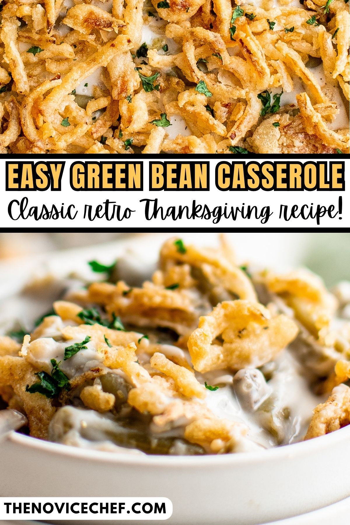 Easy Green Bean Casserole Recipe | The Novice Chef