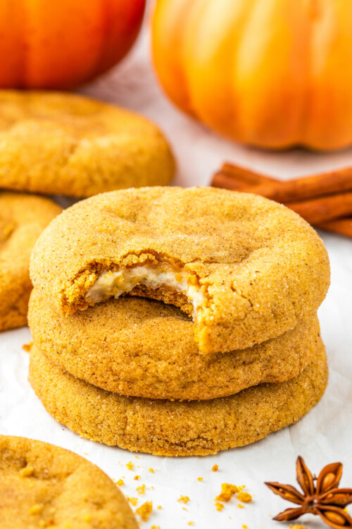 Soft Pumpkin Cheesecake Cookies Recipe | The Novice Chef