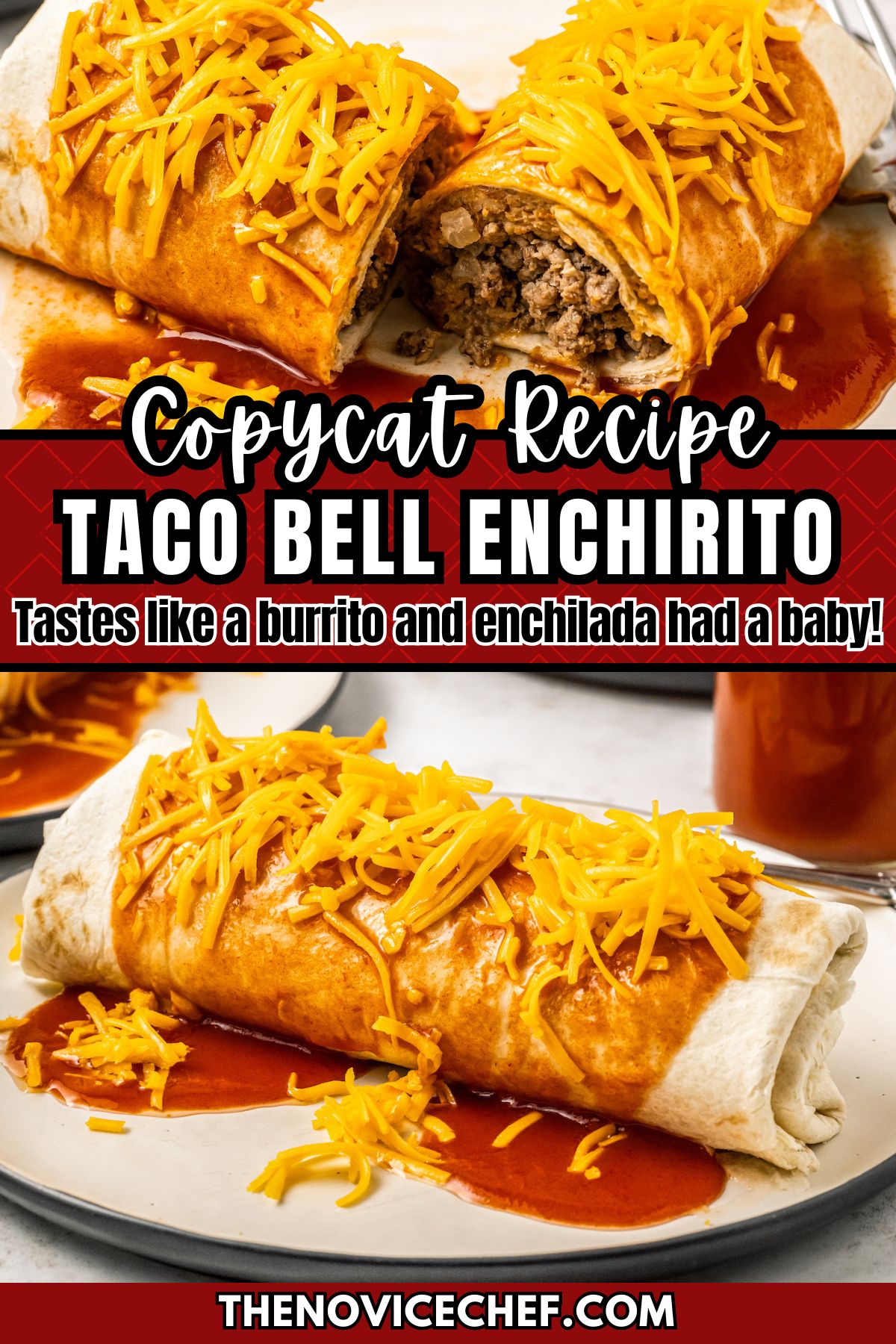 Taco Bell Enchirito O Chef Novato Receitas do Brazil