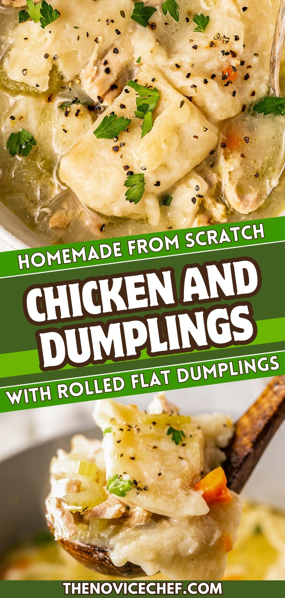 Southern Chicken and Dumplings Recipe | The Novice Chef