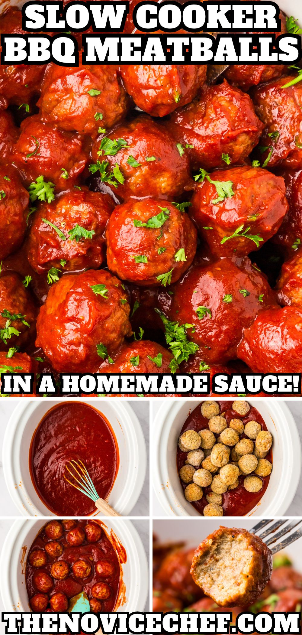 The Best Crockpot BBQ Meatballs The Novice Chef