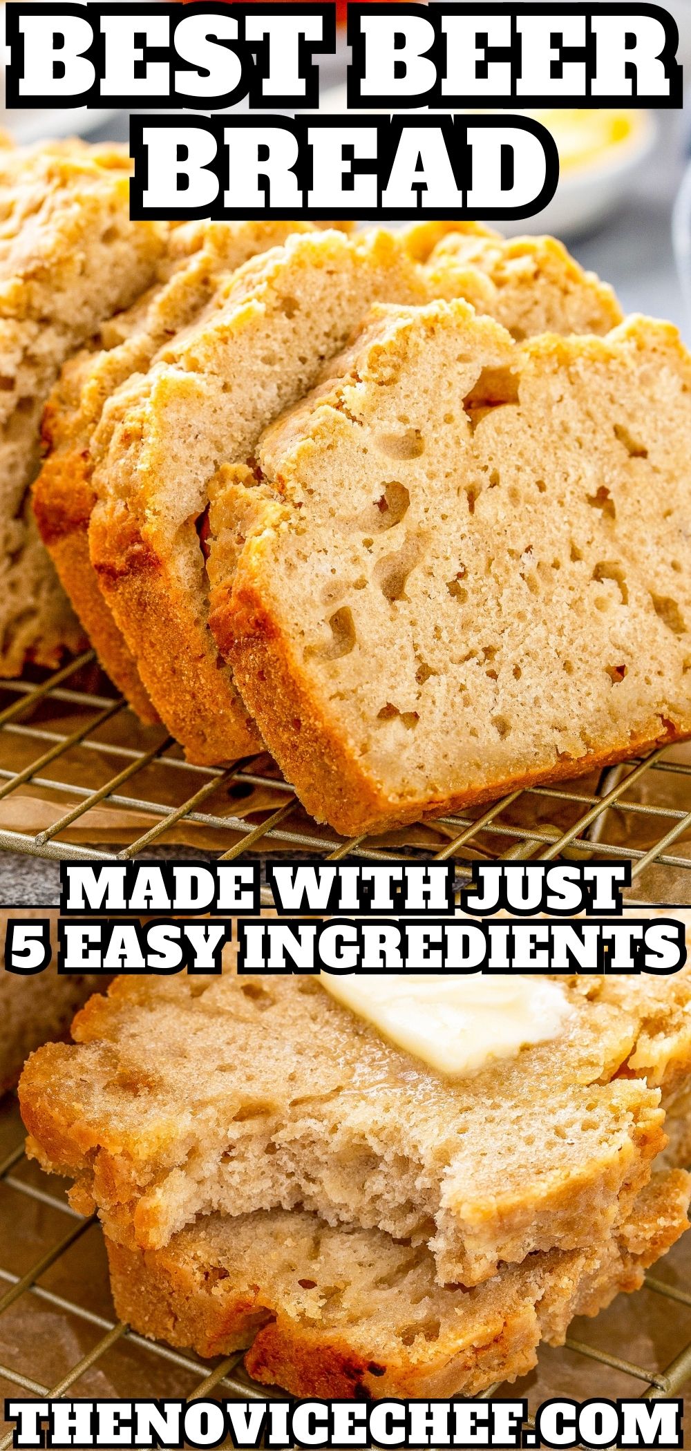 The Best Easy Beer Bread Recipe (No Yeast!) | The Novice Chef