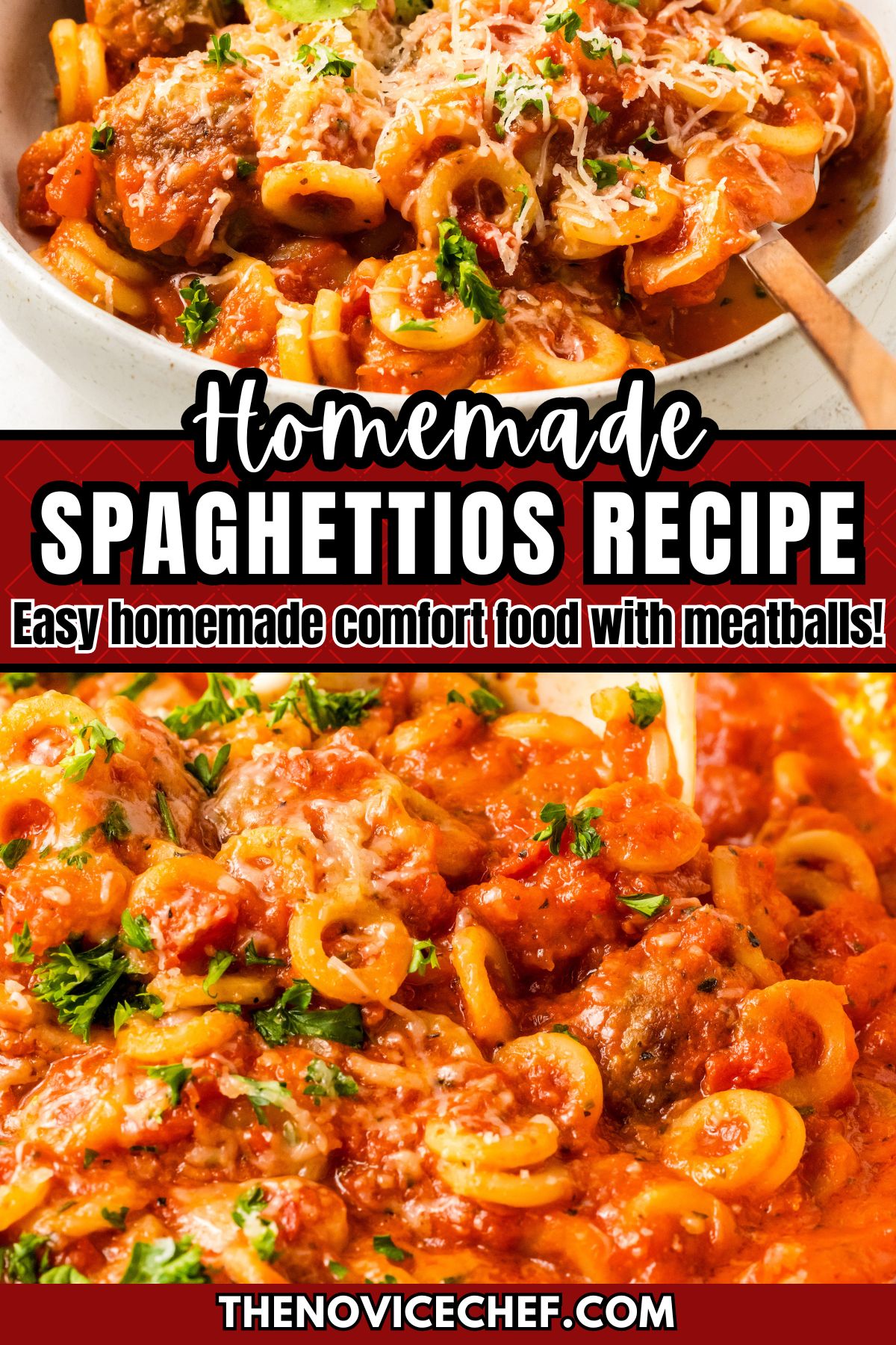 Best Homemade Spaghettios With Meatballs The Novice Chef 5822