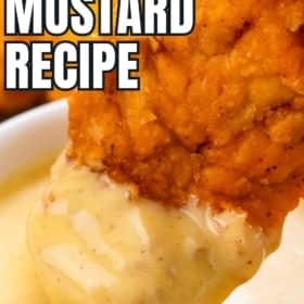 Easy condiment recipe served with fried chicken.