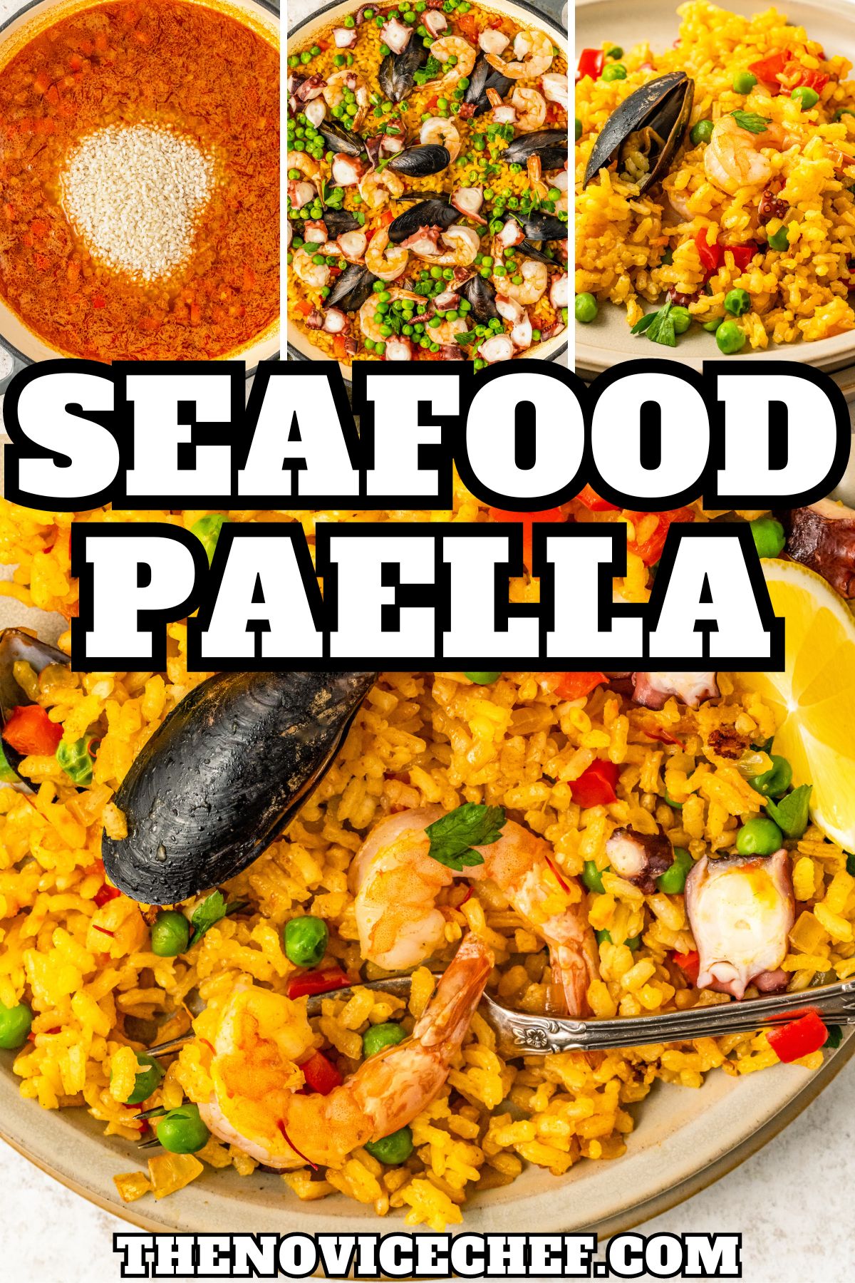 Seafood Paella Recipe The Novice Chef