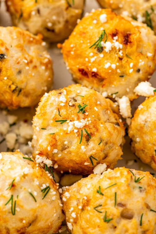 Greek Chicken Meatballs Recipe | The Novice Chef