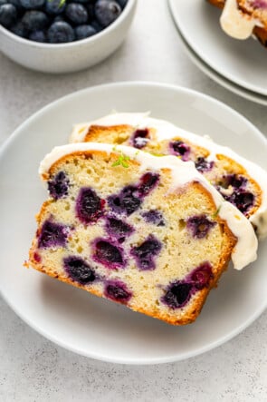 Lime Blueberry Pound Cake Recipe | The Novice Chef